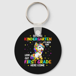 Long Kindergarten 1st Grade Here Come Graduation Key Ring