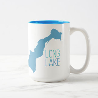 Long Lake, Vicksburg, Michigan Two-Tone Coffee Mug