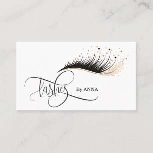 Long Lash Extension Makeup Artist Beauty Salon Business Card