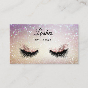 Long Lash Extension Makeup Artist Business Card