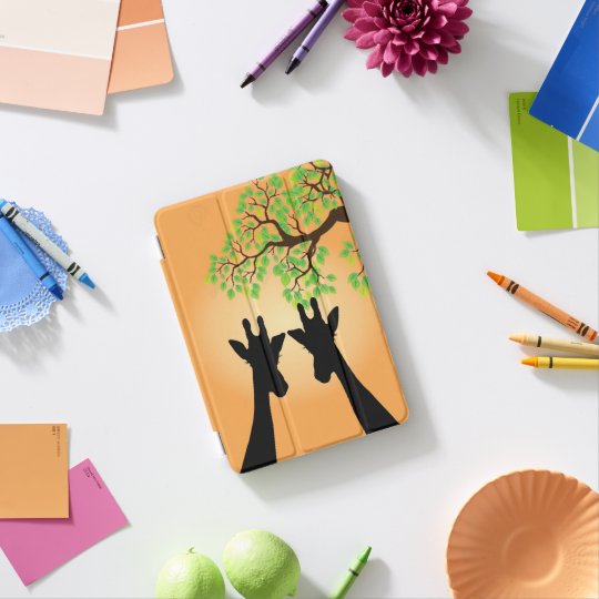 Long Lash Giraffes iPad Mini Cover