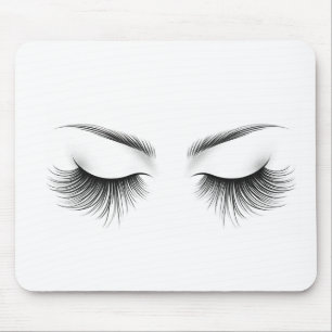 Long Lashes Eyelash Extensions Beauty   Mouse Pad