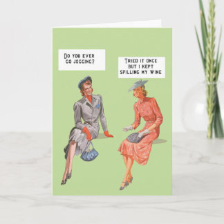 Long leg jogging?card. card