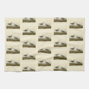 Long-legged Sandpiper - Audubon's Birds of America Tea Towel
