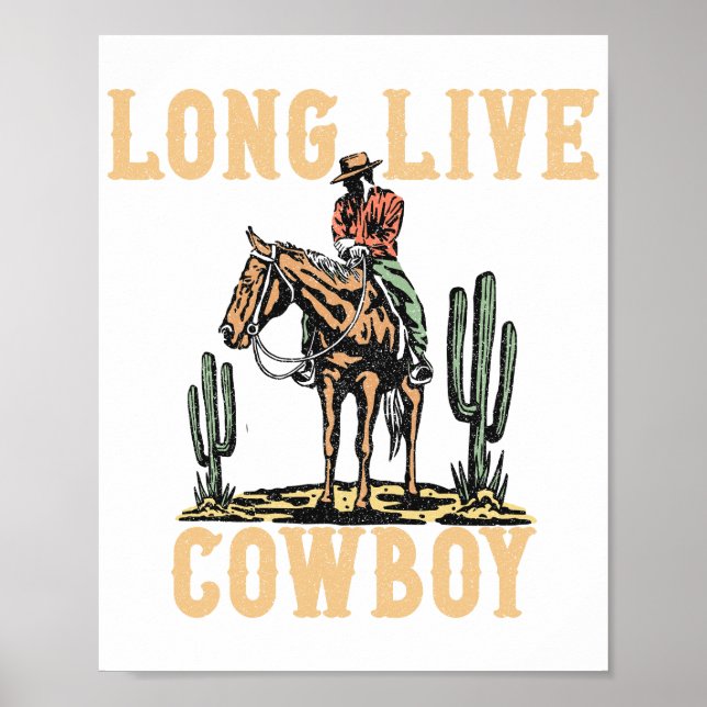 Long live cowboy poster (Front)