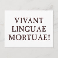 Long Live Dead Languages - Latin