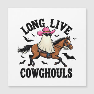 Long Live Ghouls Spooky Halloween Ghost Cowboy