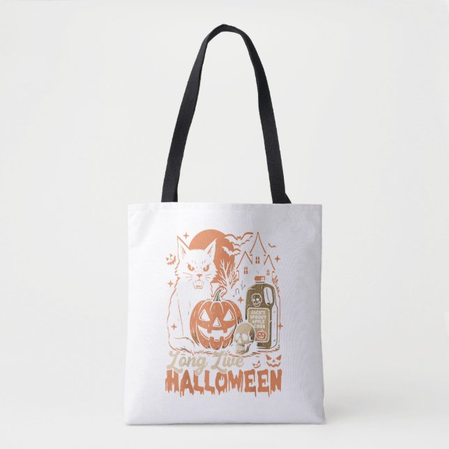 Long Live Halloween Tote Bag (Front)