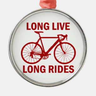 Long Live Long Rides Metal Ornament