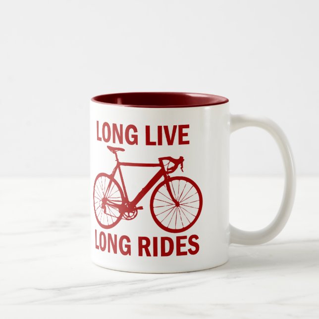 Long Live Long Rides Two-Tone Coffee Mug (Right)