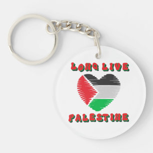 Long Live Palestine Key Ring