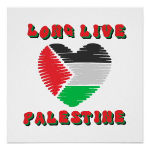 Long Live Palestine Poster