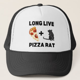 Long Live Pizza Rat  Trucker Hat