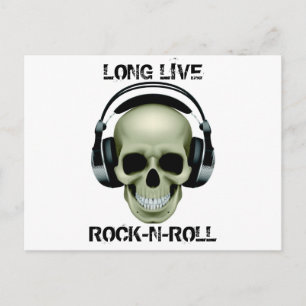 LONG LIVE ROCK-N-ROLL POSTCARD