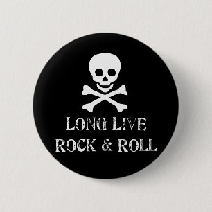 Long Live Rock & Roll 6 Cm Round Badge