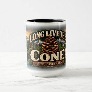 Long Live the Cone Black Combo Mug