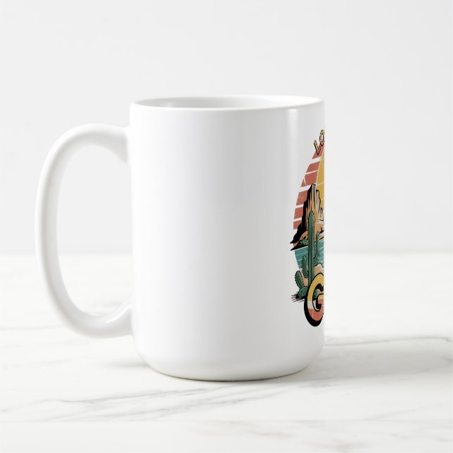 Long Live the Girls – Retro Feminine Empowerment  Coffee Mug (Left)