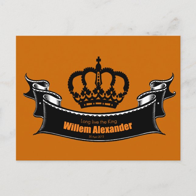 Long live the King Postcard (Front)