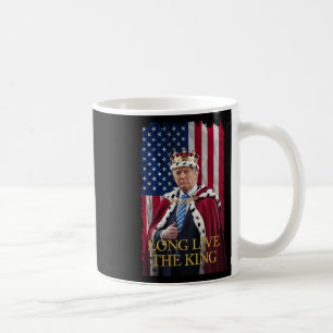 Long Live The King Vintage Retro Trump Portrait 4t Coffee Mug