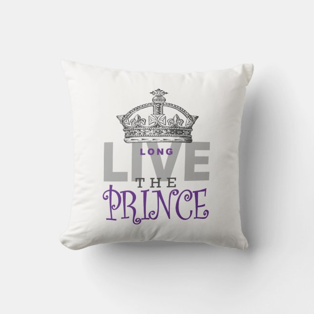Long Live the PRINCE! Cushion (Front)