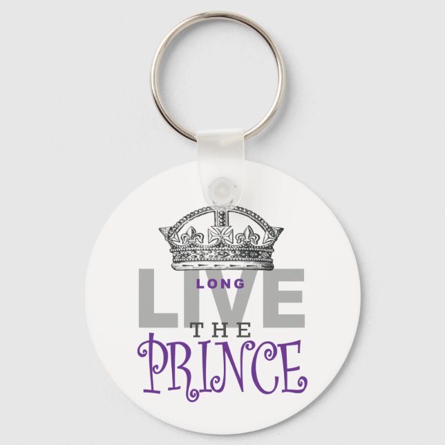 Long Live the PRINCE! Key Ring (Front)