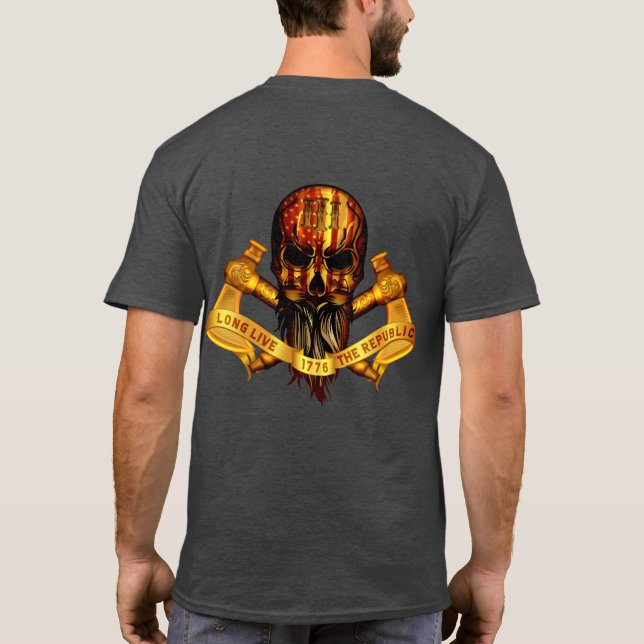 "LONG LIVE the REPUBLIC 3" Customisable T-Shirt (Back)