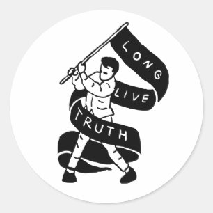 Long Live Truth Classic Round Sticker
