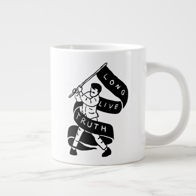 Long Live Truth Large Coffee Mug (Right)
