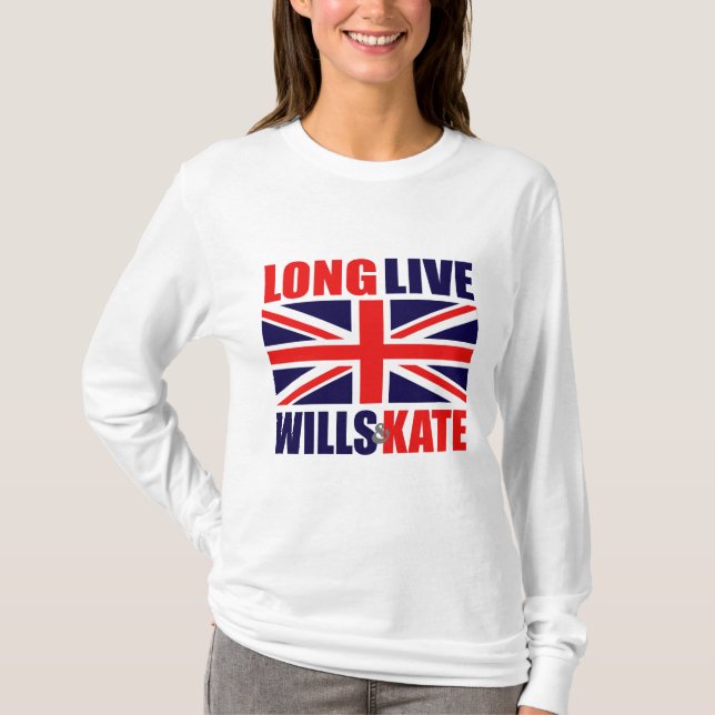 Long Live Wills & Kate T-Shirt (Front)