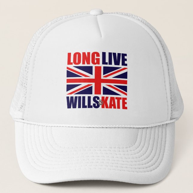 Long Live Wills & Kate Trucker Hat (Front)