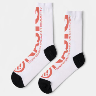 Long logo orange socks