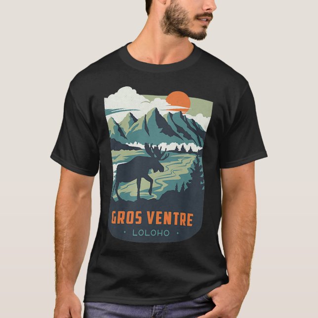 Long Long Honeymoon LOLOHO Gros Ventre Wilderness T-Shirt (Front)