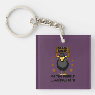 Long Lost Lamb: Black Sheep of the Family Key Ring
