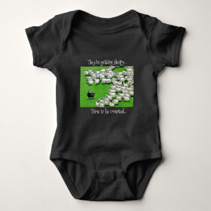 Long Lost Lamb: Counting Sheep Baby Bodysuit