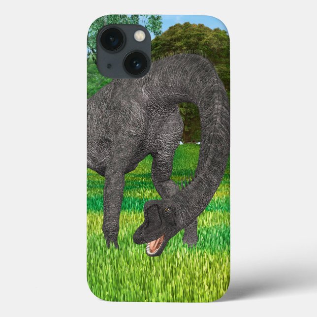 Long Neck Dinosaur Jungle Adventure Case-Mate iPhone Case (Back)