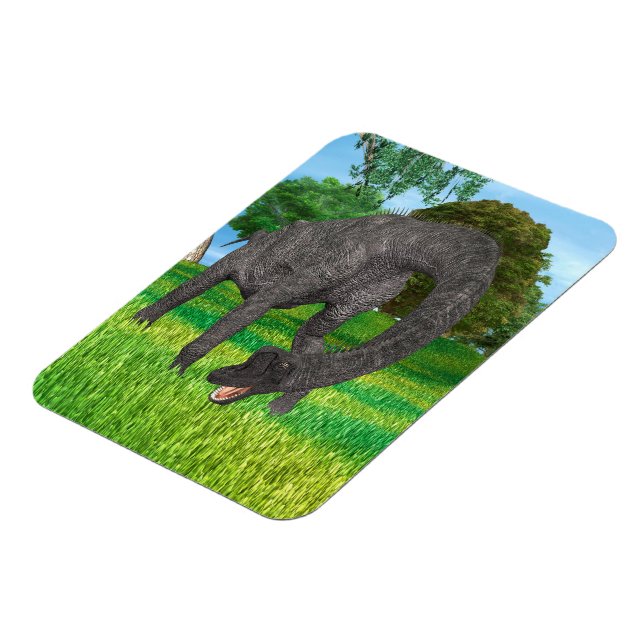 Long Neck Dinosaur Jungle Adventure Magnet (Left Side)
