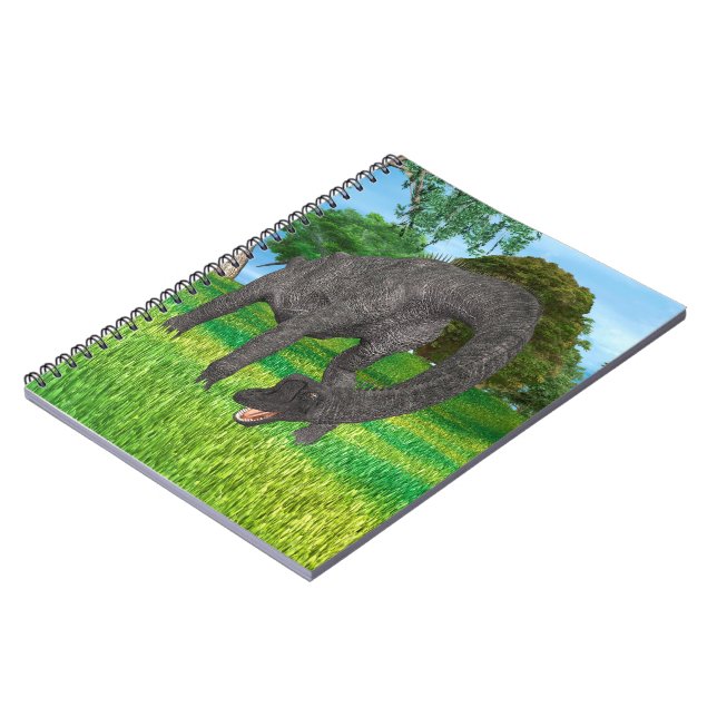 Long Neck Dinosaur Jungle Adventure Notebook (Left Side)