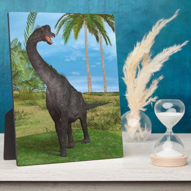 Long Neck Dinosaur Jungle Adventure Plaque (Side)