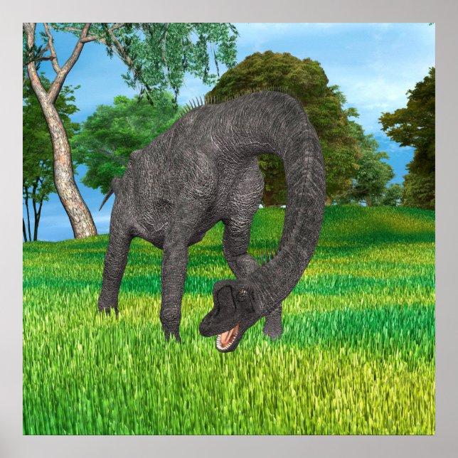 Long Neck Dinosaur Jungle Adventure Poster (Front)