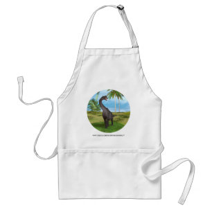 Long Neck Dinosaur Jungle Adventure Standard Apron