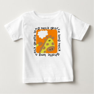 Long Neck Giraffe Baby Sleeveless Dress T-Shirt