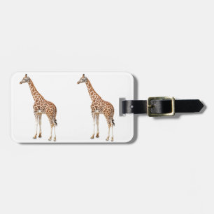 Long Neck Giraffe Luggage Tag