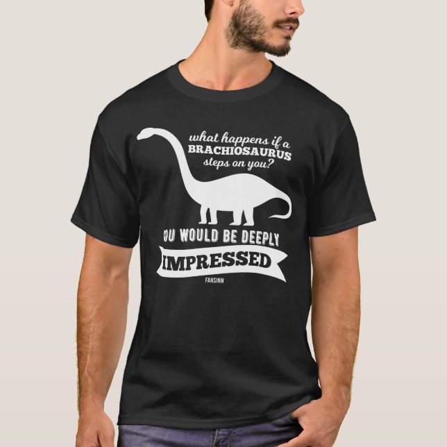 Long-necked herbivore Brachiosaurus T-Shirt (Front)