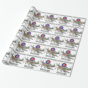 long nose spitfire wrapping paper