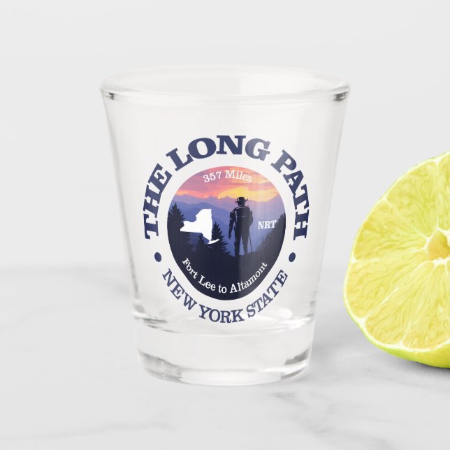 Long Path (rd2) Shot Glass (Front)