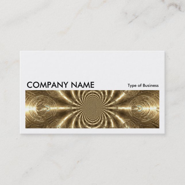 Long Picture 0111 - Gold Vortex Business Card (Front)