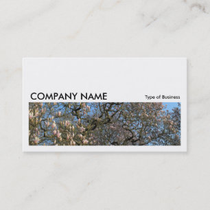 Long Picture 0171 - Magnolia Trees in Blossom Business Card