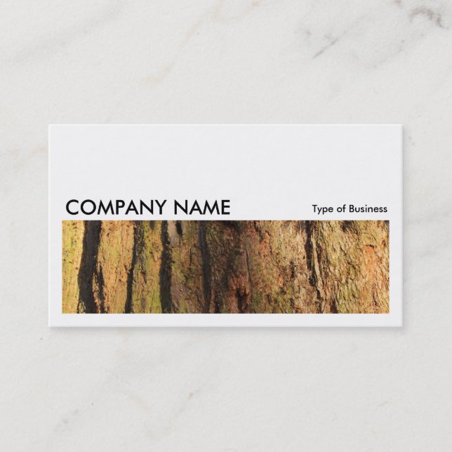 Long Picture 0174 - Redwood Bark Business Card (Front)