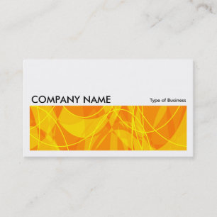 Long Picture 022 - Abstract in Orange and Yellow Business Card