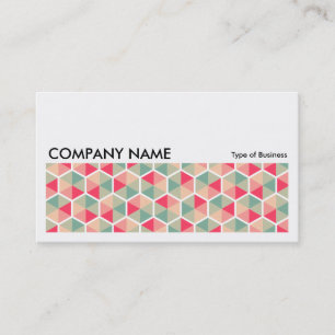 Long Picture 0254 - Hexagon Pattern 04 Business Card